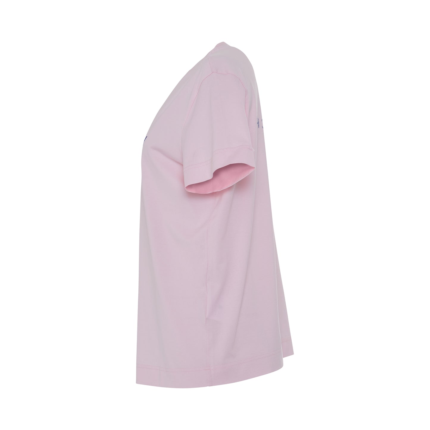 Reverse Logo Classic Fit T-Shirt in Light Pink