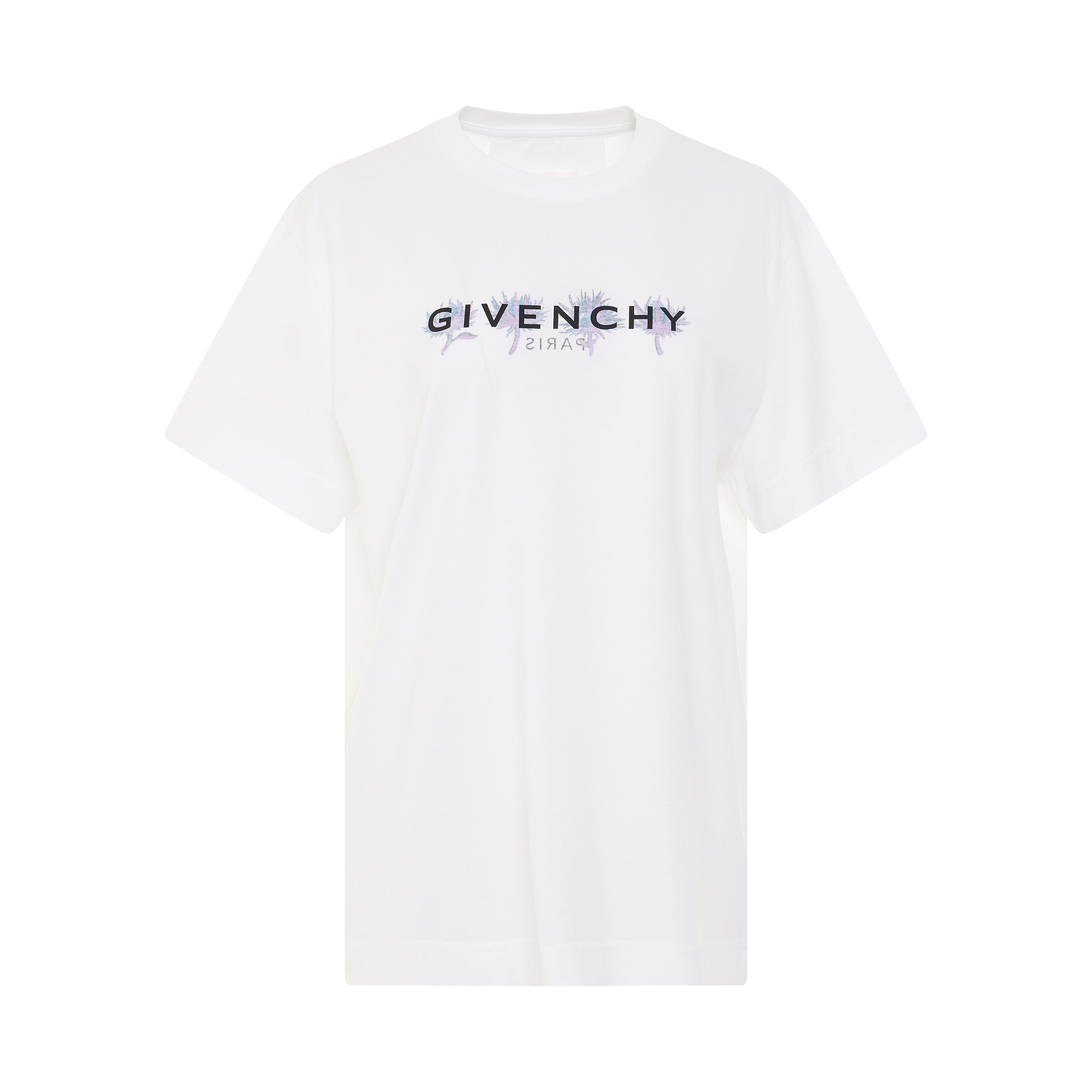 GIVENCHY Reverse Logo Thistle T-Shirt in White – MARAIS