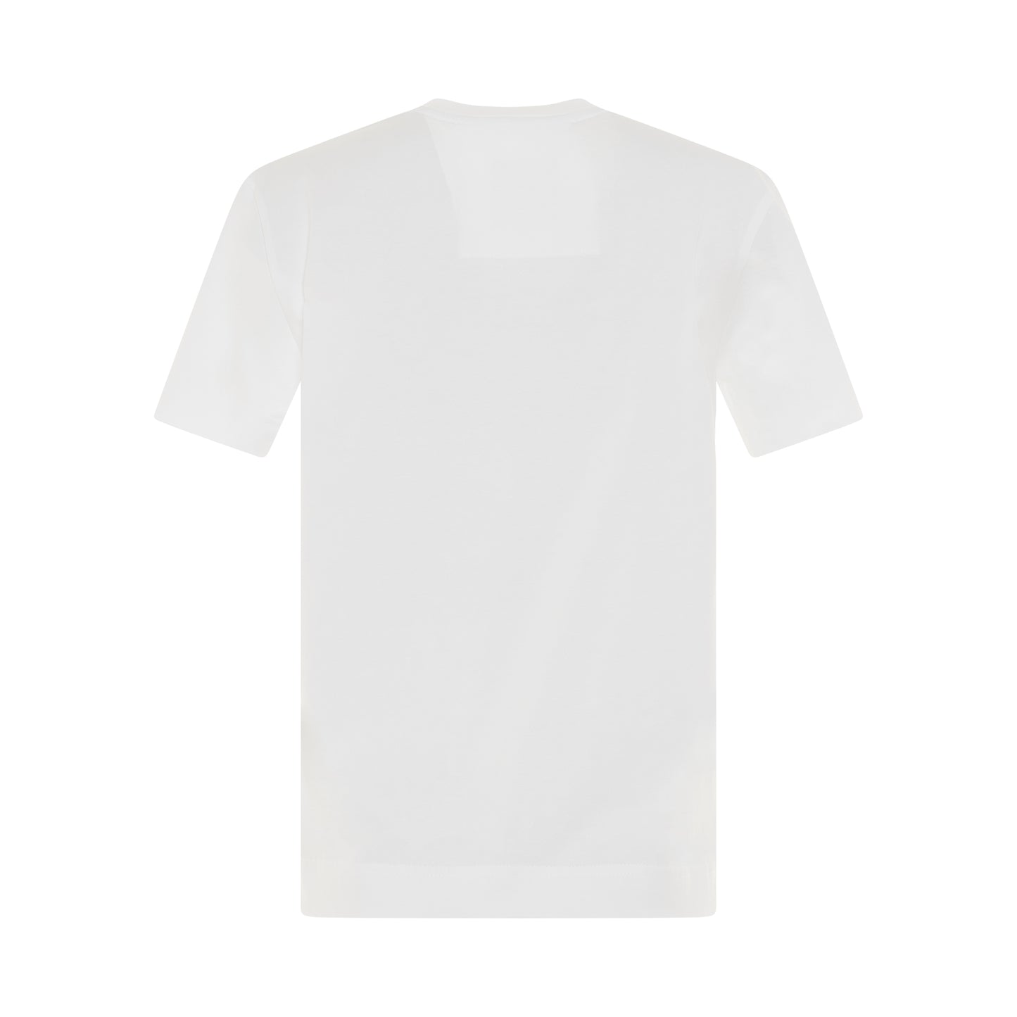 College Logo Slim Fit T-Shirt in White