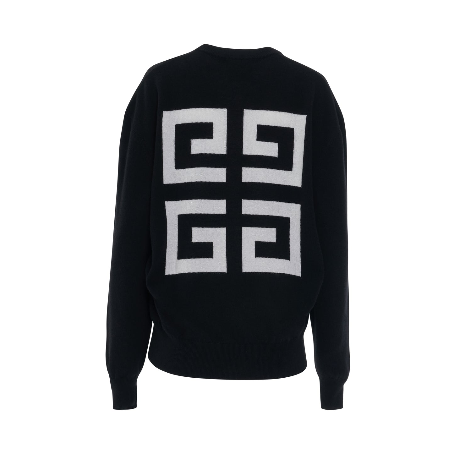 Classic Logo Knit Sweater in Black