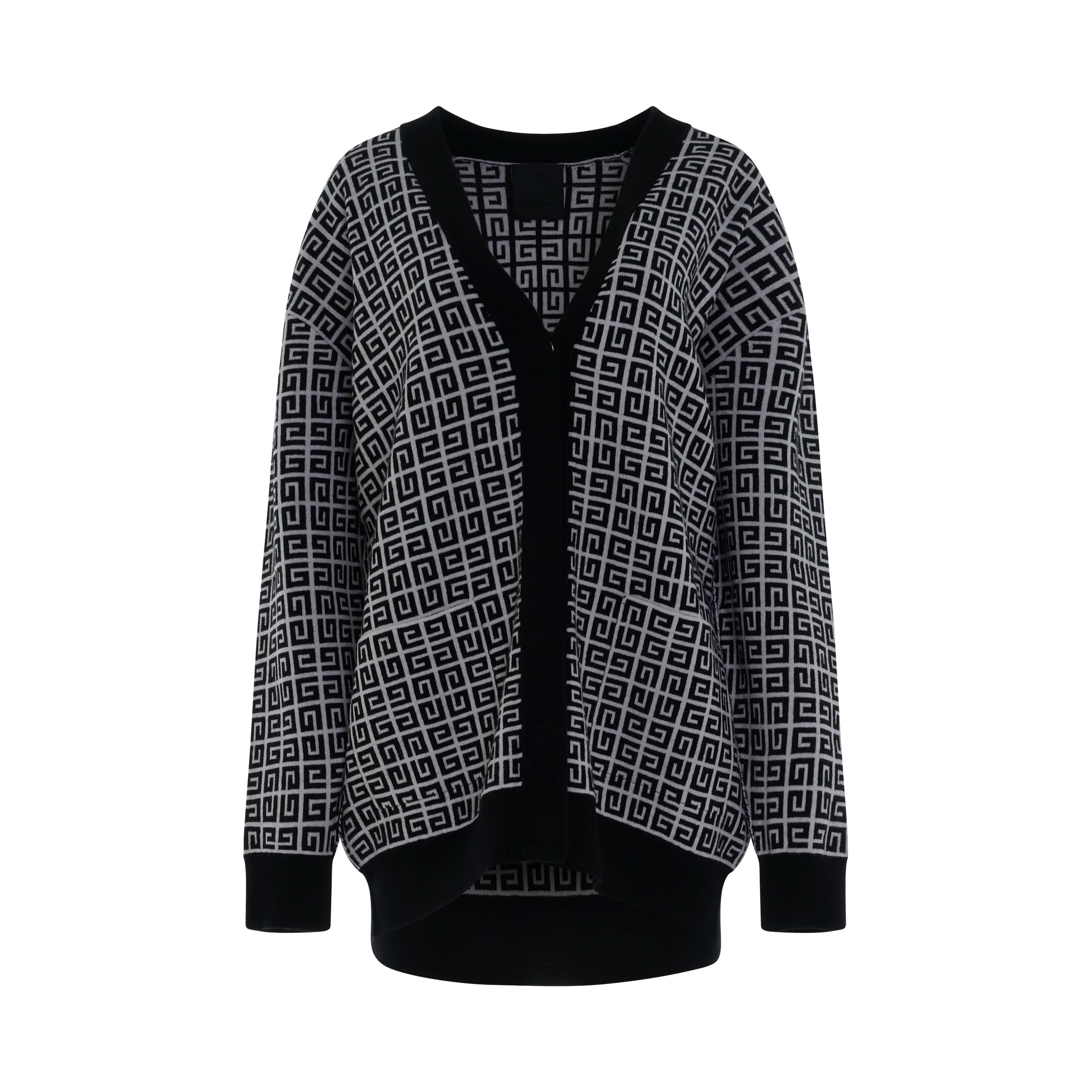 Long Cashmere Cardigan in White