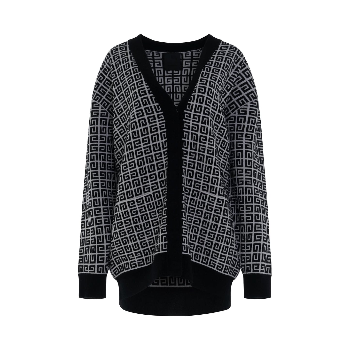 Long Cashmere Cardigan in White