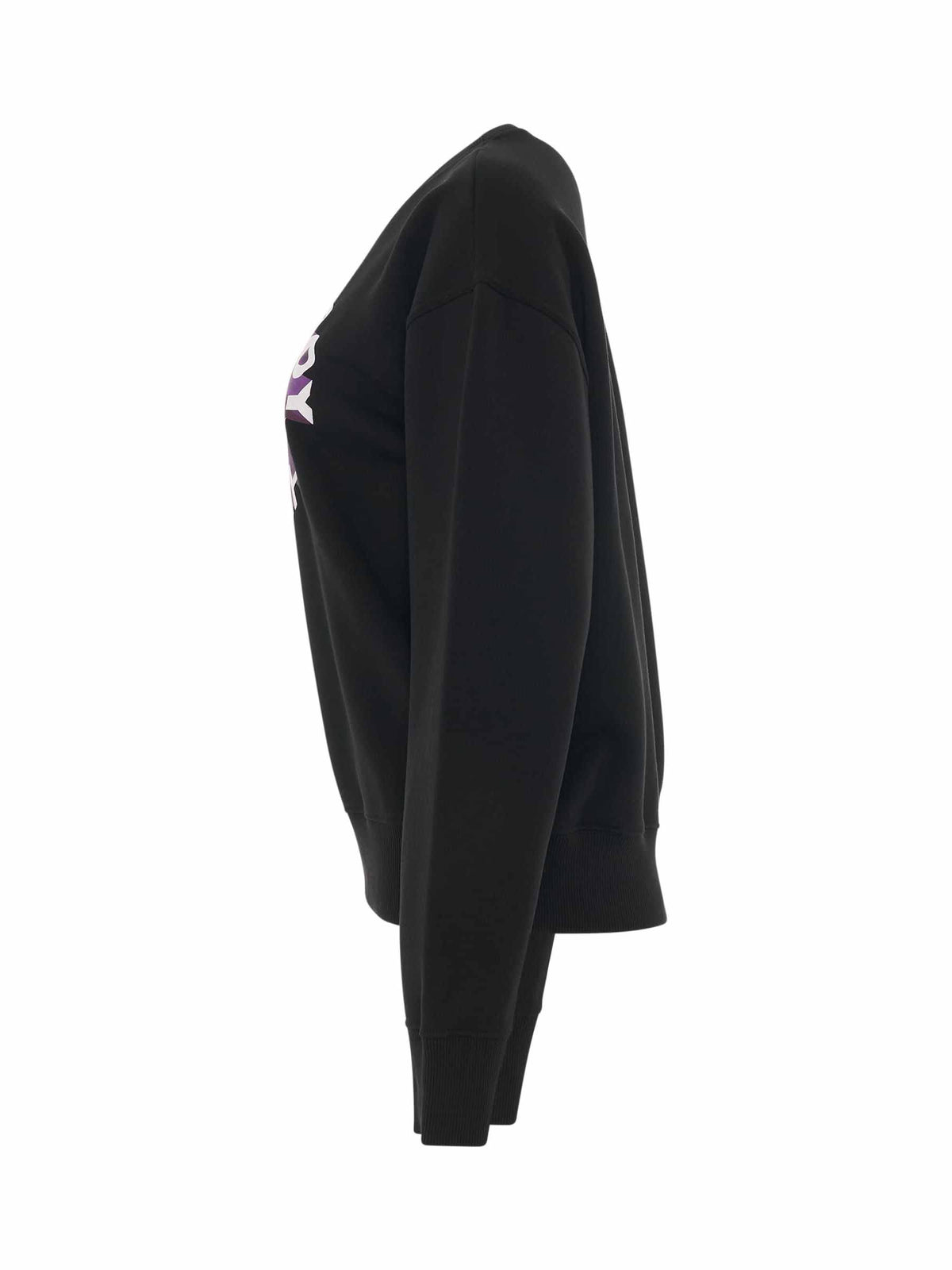 BSTROY Circle Logo Sweatshirt in Black