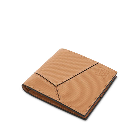 Bifold Wallet in Diamond Calfskin in Warm Desert