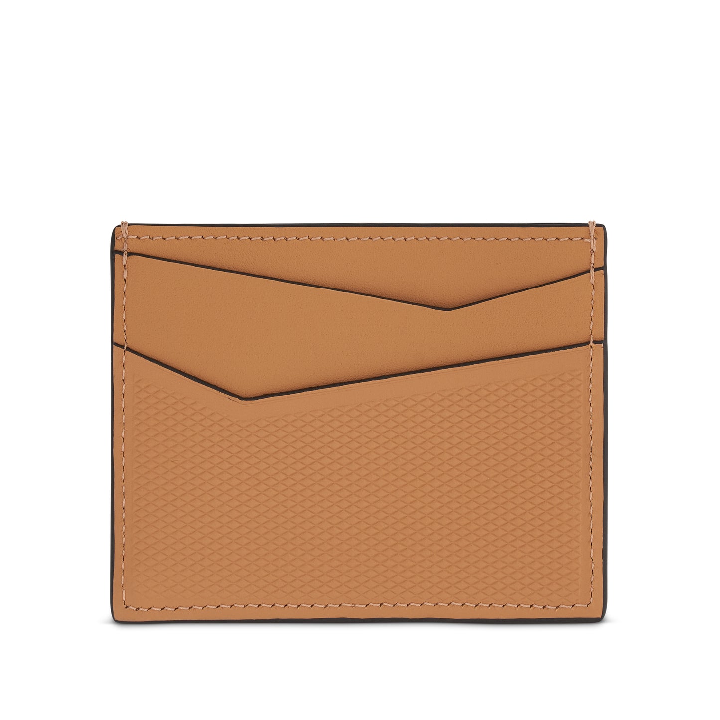 Puzzle Plain Cardholder in Diamond Calfskin in Warm Desert