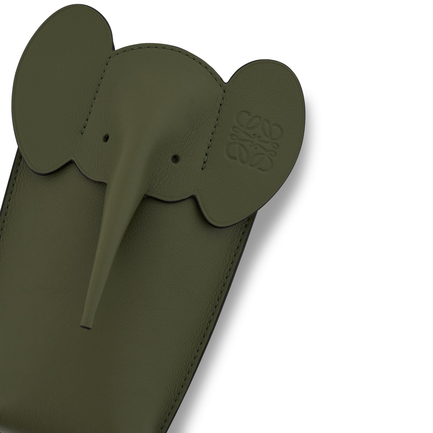 Elephant Pocket in Classic Calfskin in Avocado Green