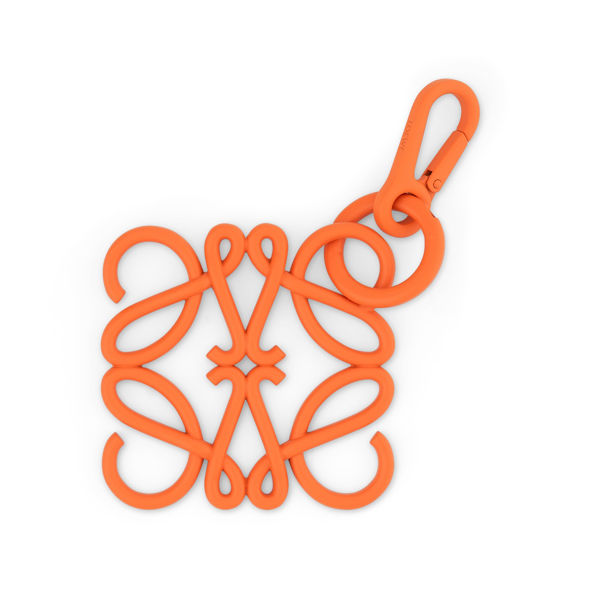 Anagram Charm in Metal in Orange