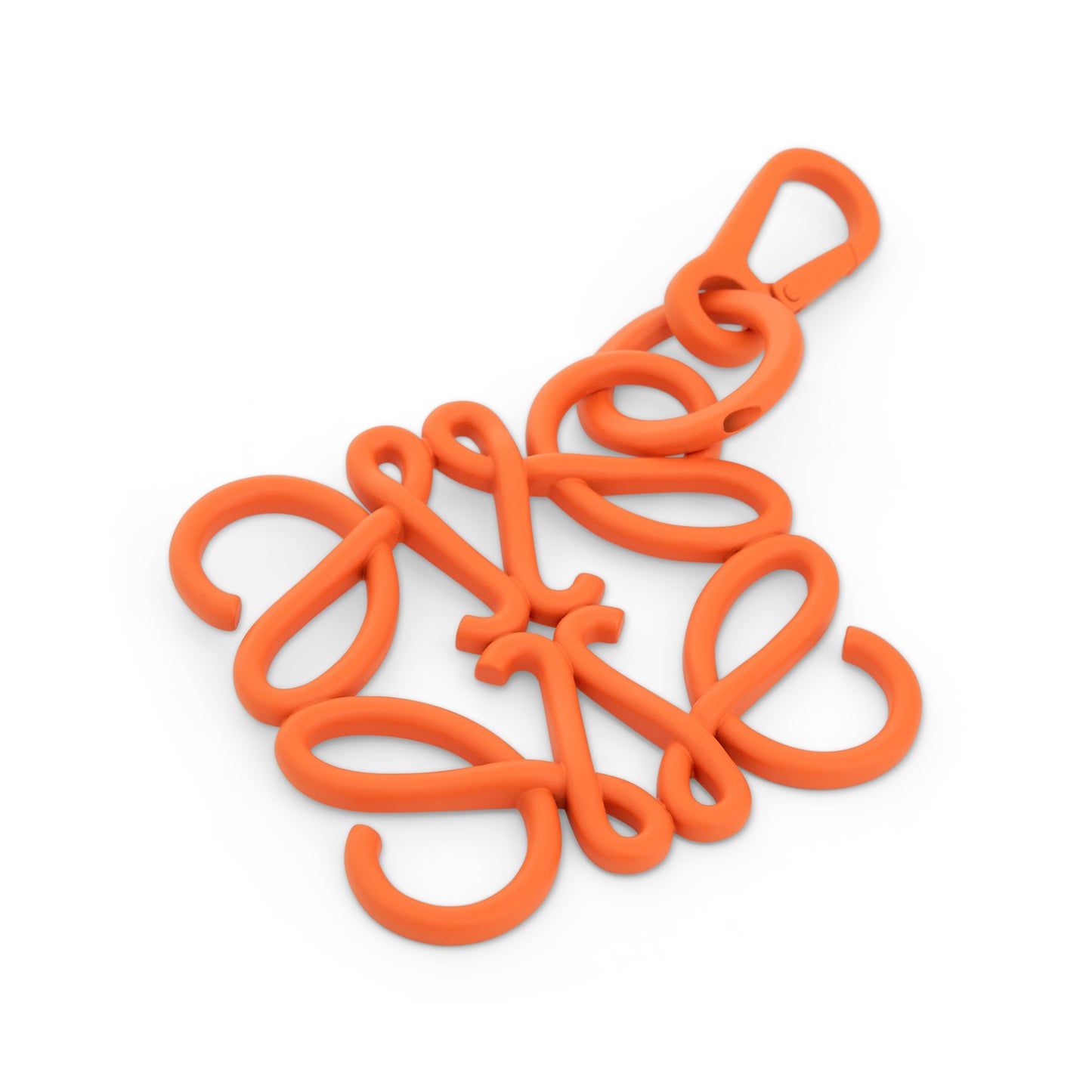 Anagram Charm in Metal in Orange