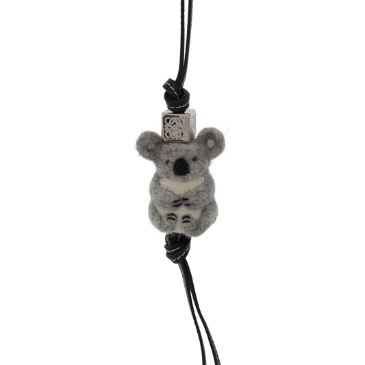 Koala Charm in Light Grey