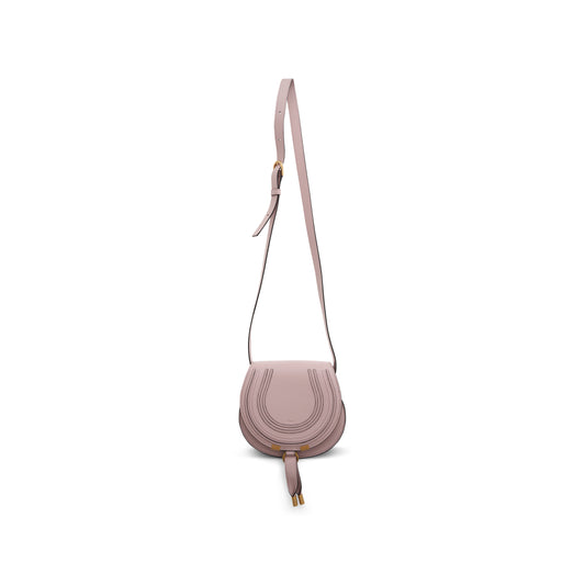 Small Marcie Saddle Bag in Misty Lavender