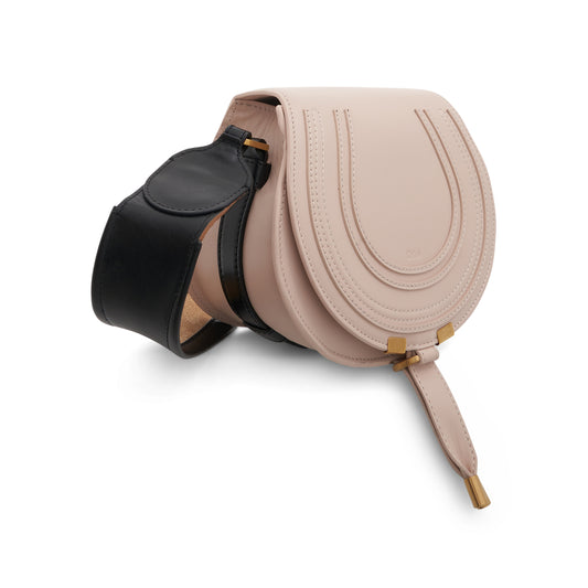 Small Marcie Saddle Bag in Nude