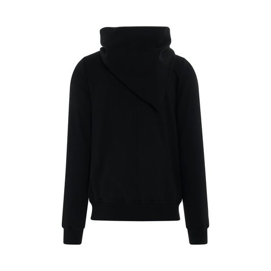 Rick Owens x Champion Knit Mountain Hoodie in Black