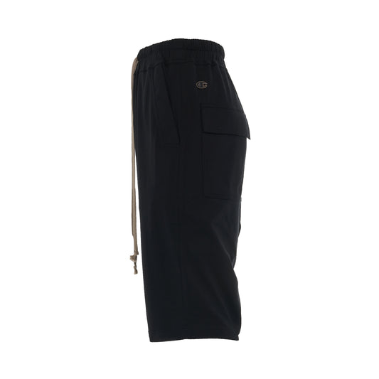 Rick Owens x Champion Bela Pod Shorts in Black