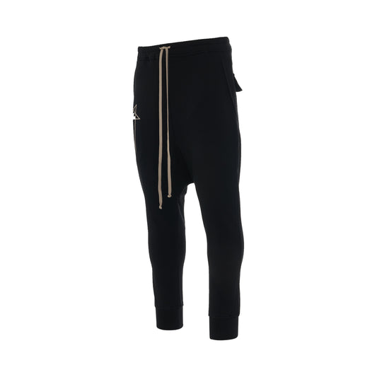 Rick Owens x Champion Prisoner Drawstring Pants in Black