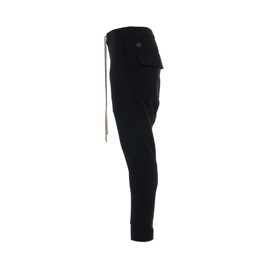 Rick Owens x Champion Prisoner Drawstring Pants in Black