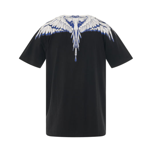 Icon Wings Regular T-Shirt in Black/White