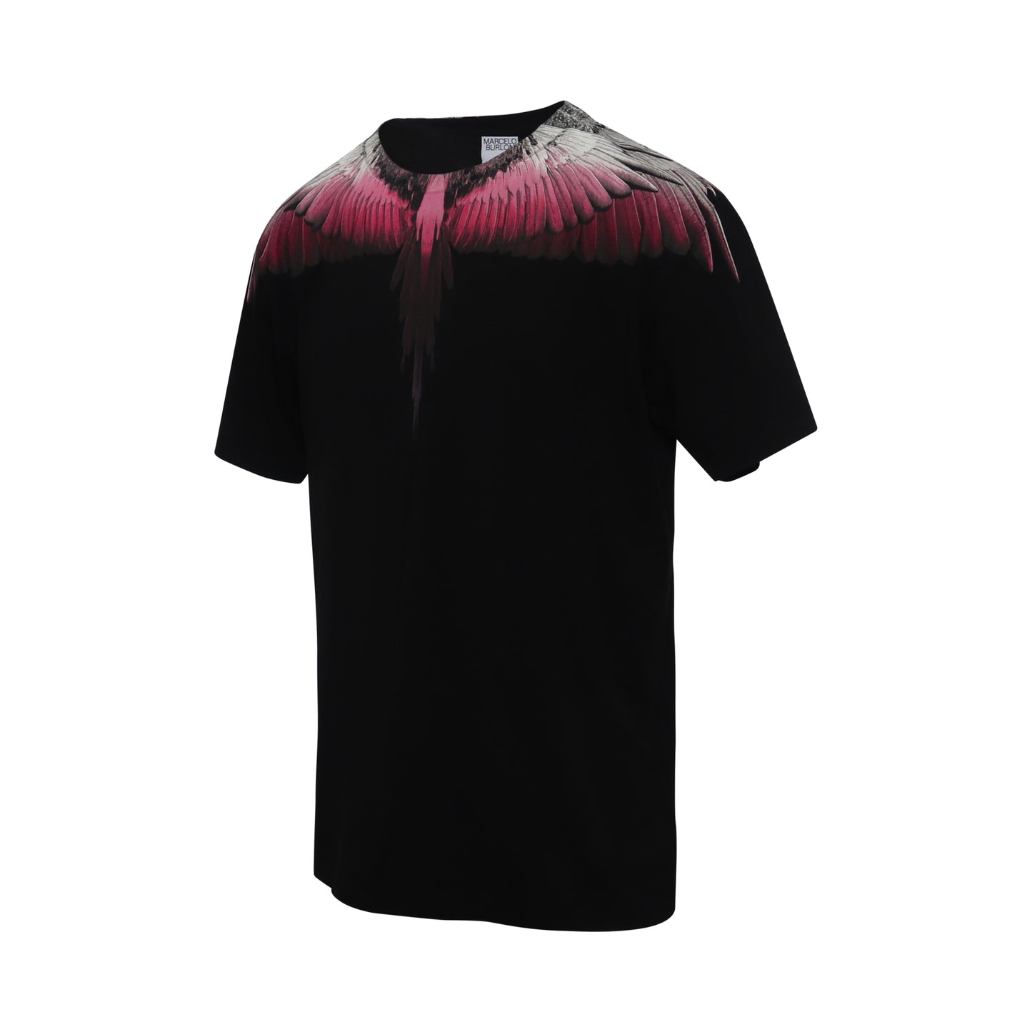 Classic Wings Print T-Shirt in Fuchsia