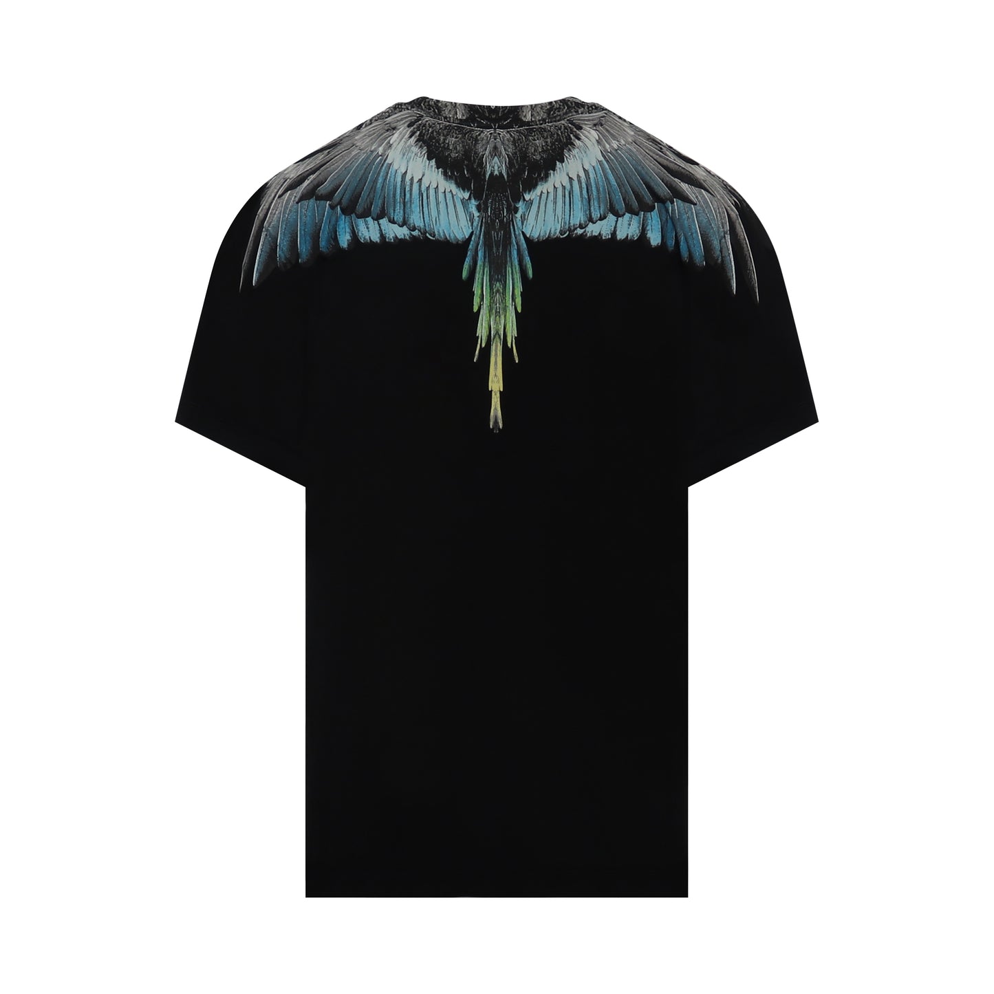 Classic Wings Print T-Shirt in Black/Blue