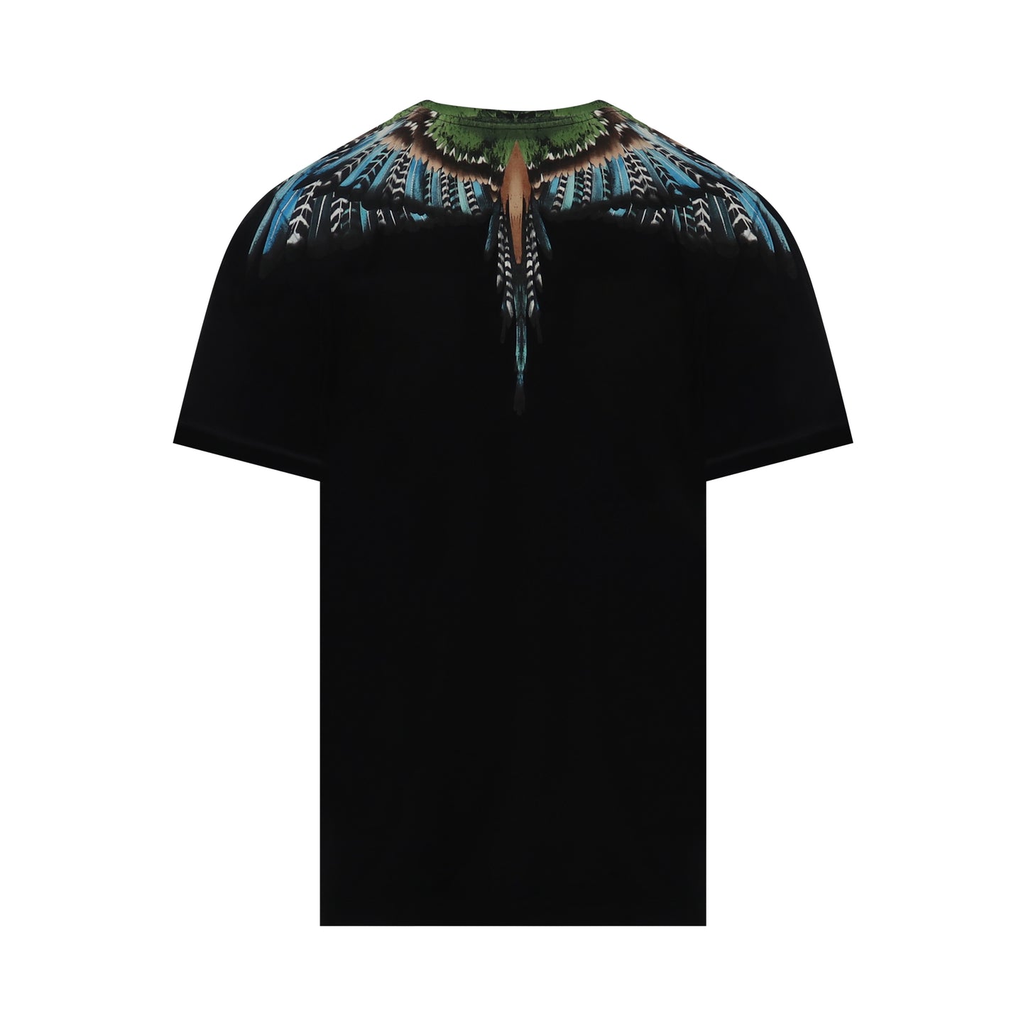 Grizzly Wings Print T-Shirt in Black