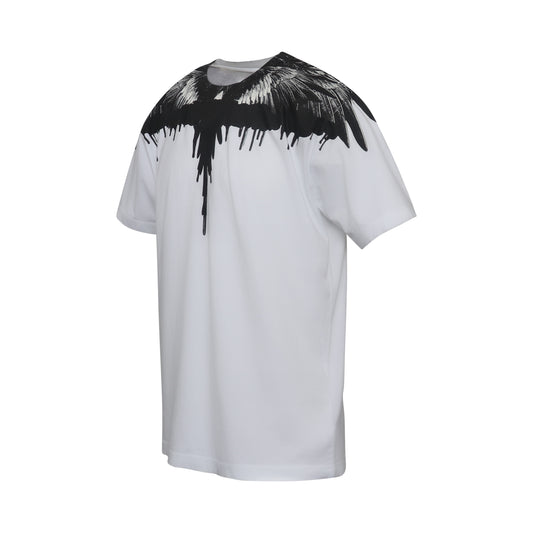 Tar Wings Print T-Shirt in White