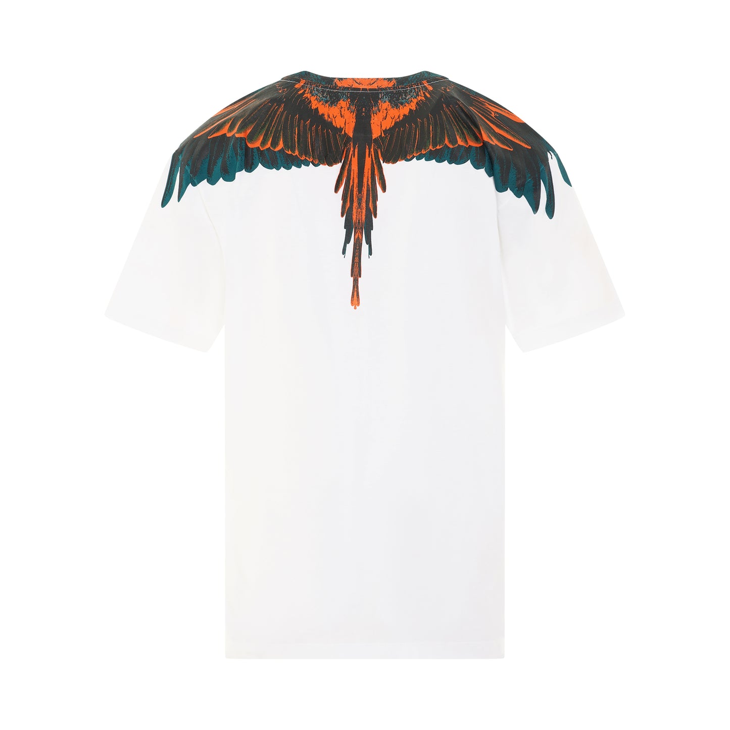 Icon Wings Regular T-Shirt in White/Orange