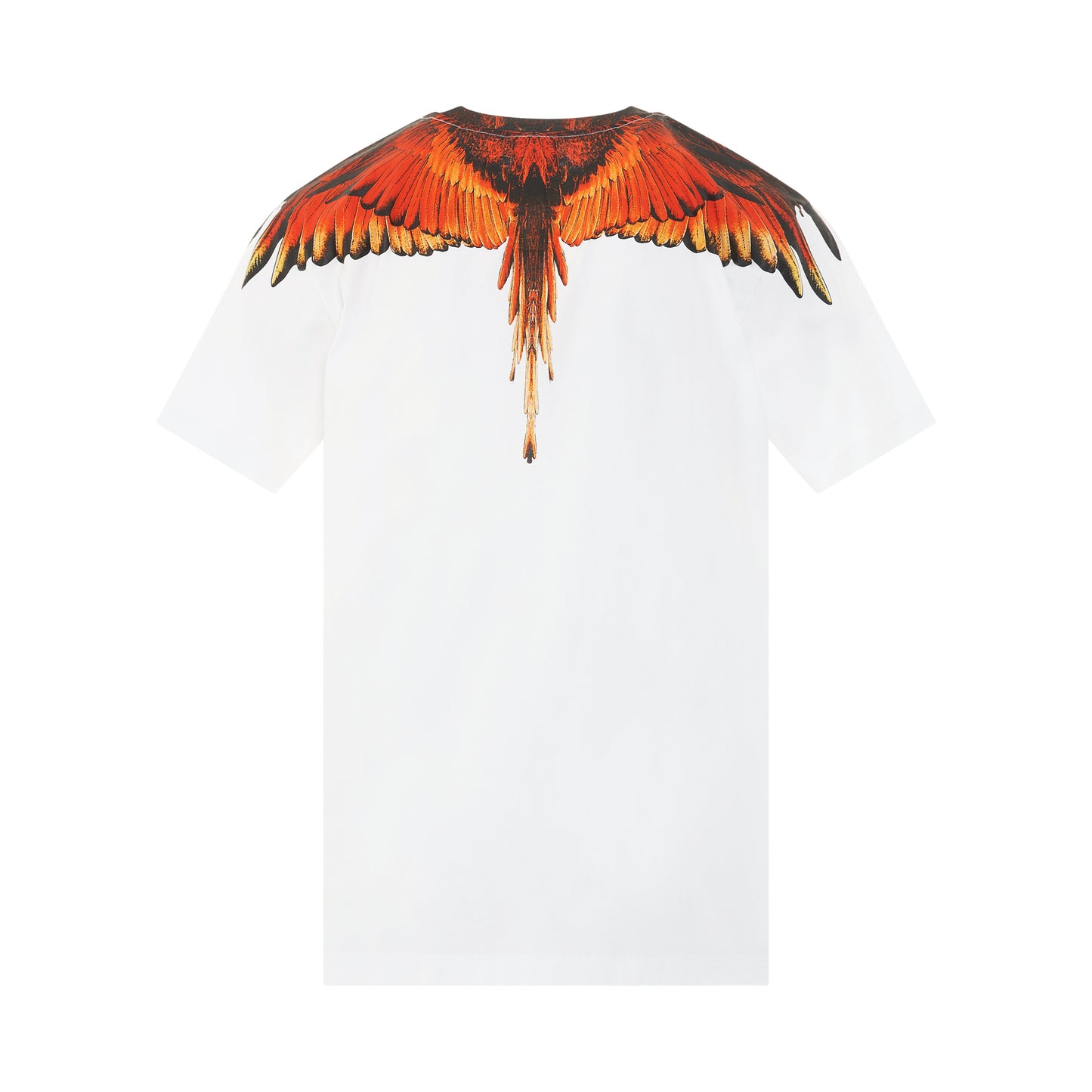 Icon Wings Regular T-Shirt in White/Coral Red