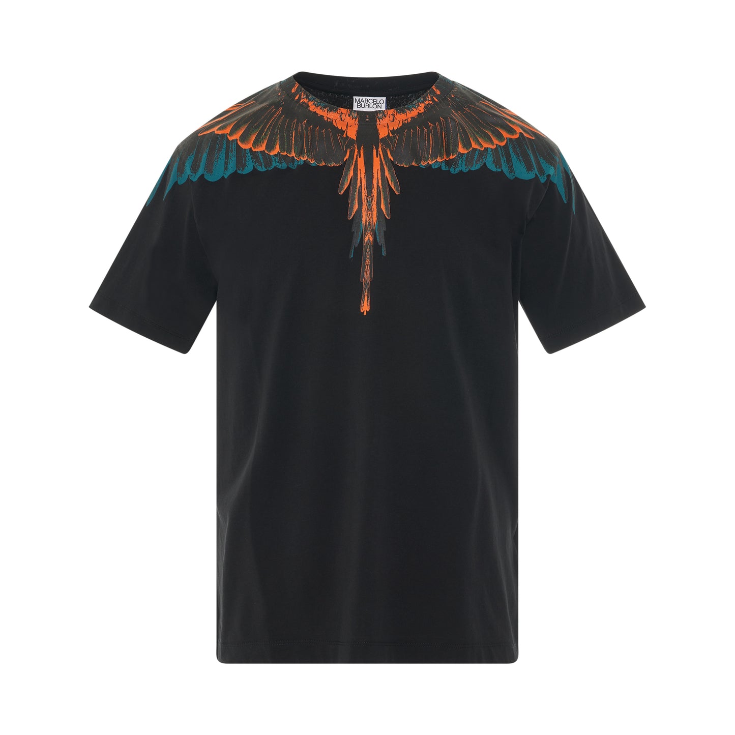 Icon Wings Regular T-Shirt in Black/Orange