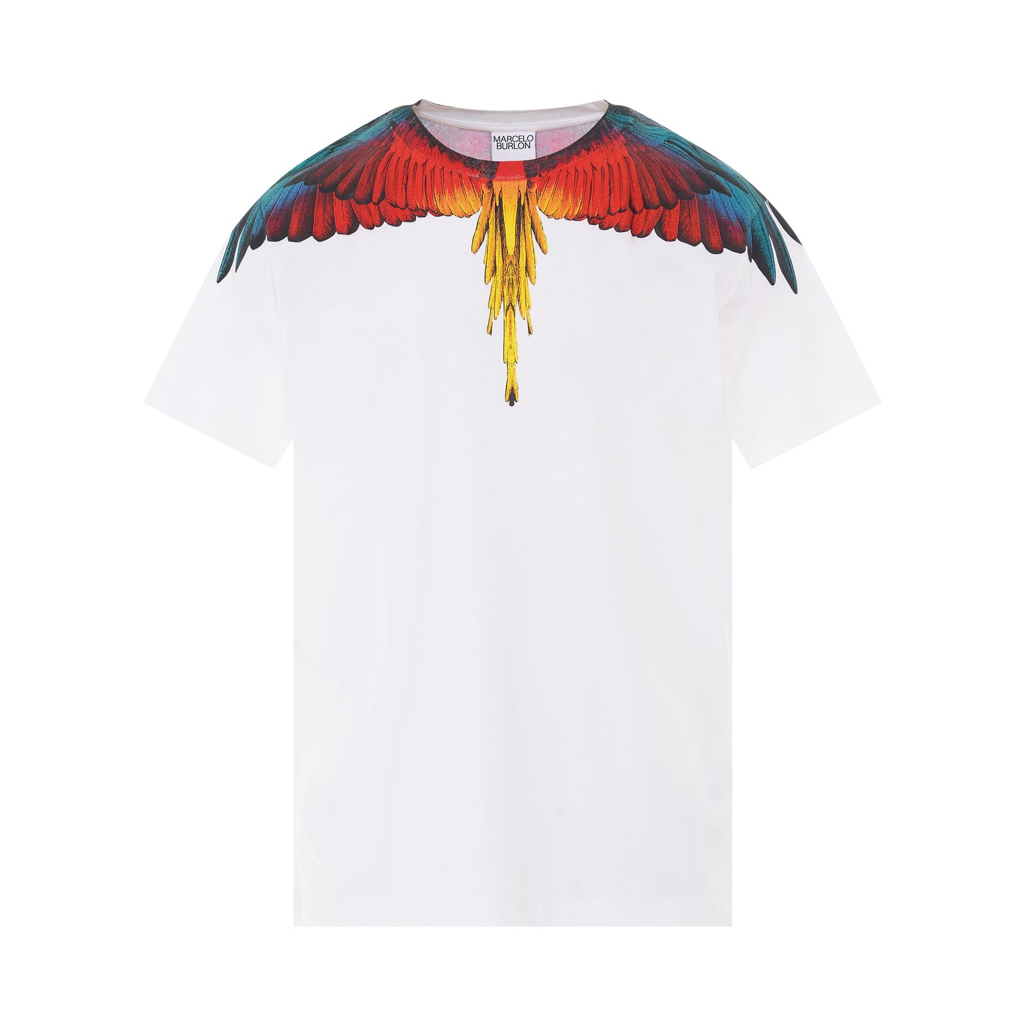 Icon Wings Regular T-Shirt in White/Red