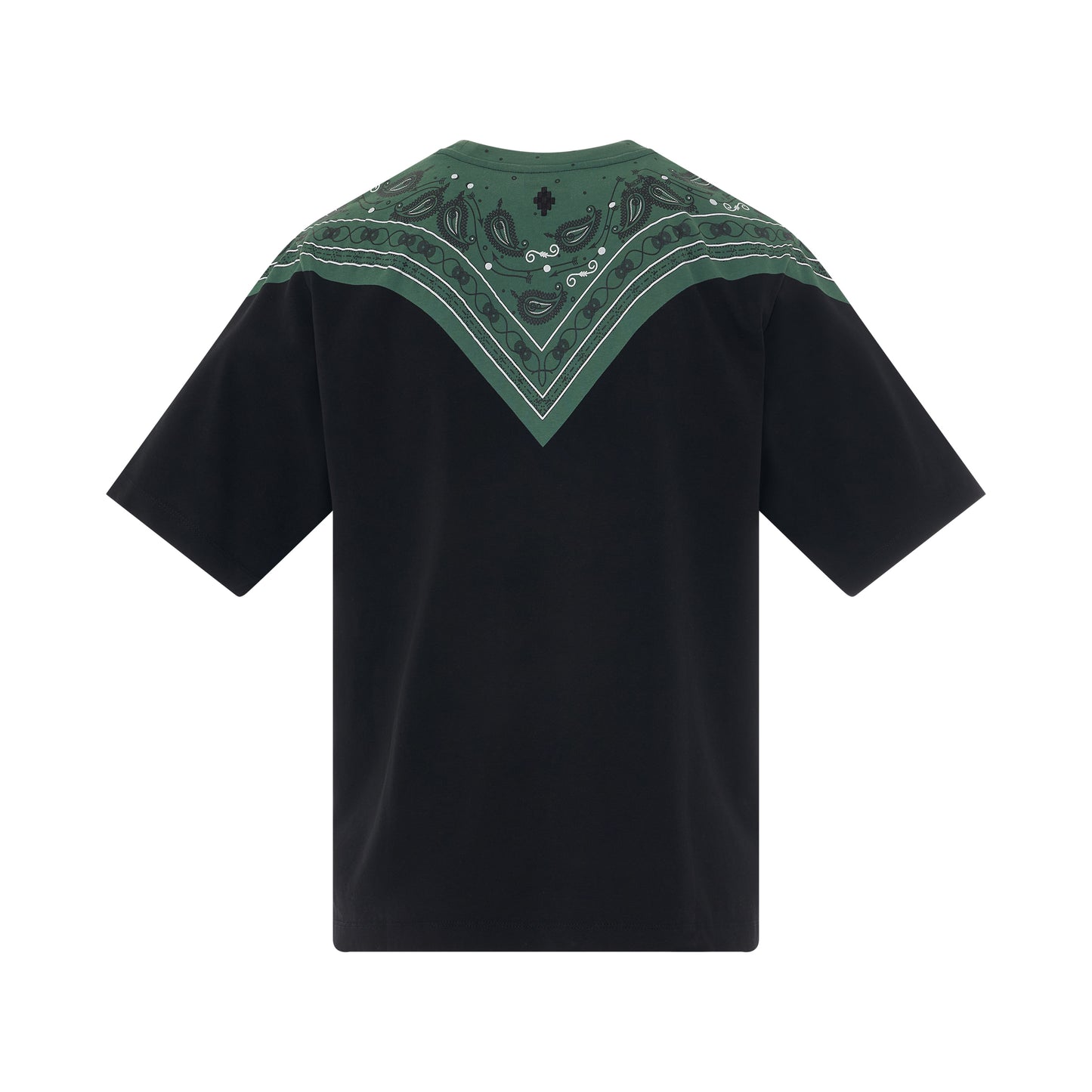 Bandana Oversized T-Shirt in Black/Green