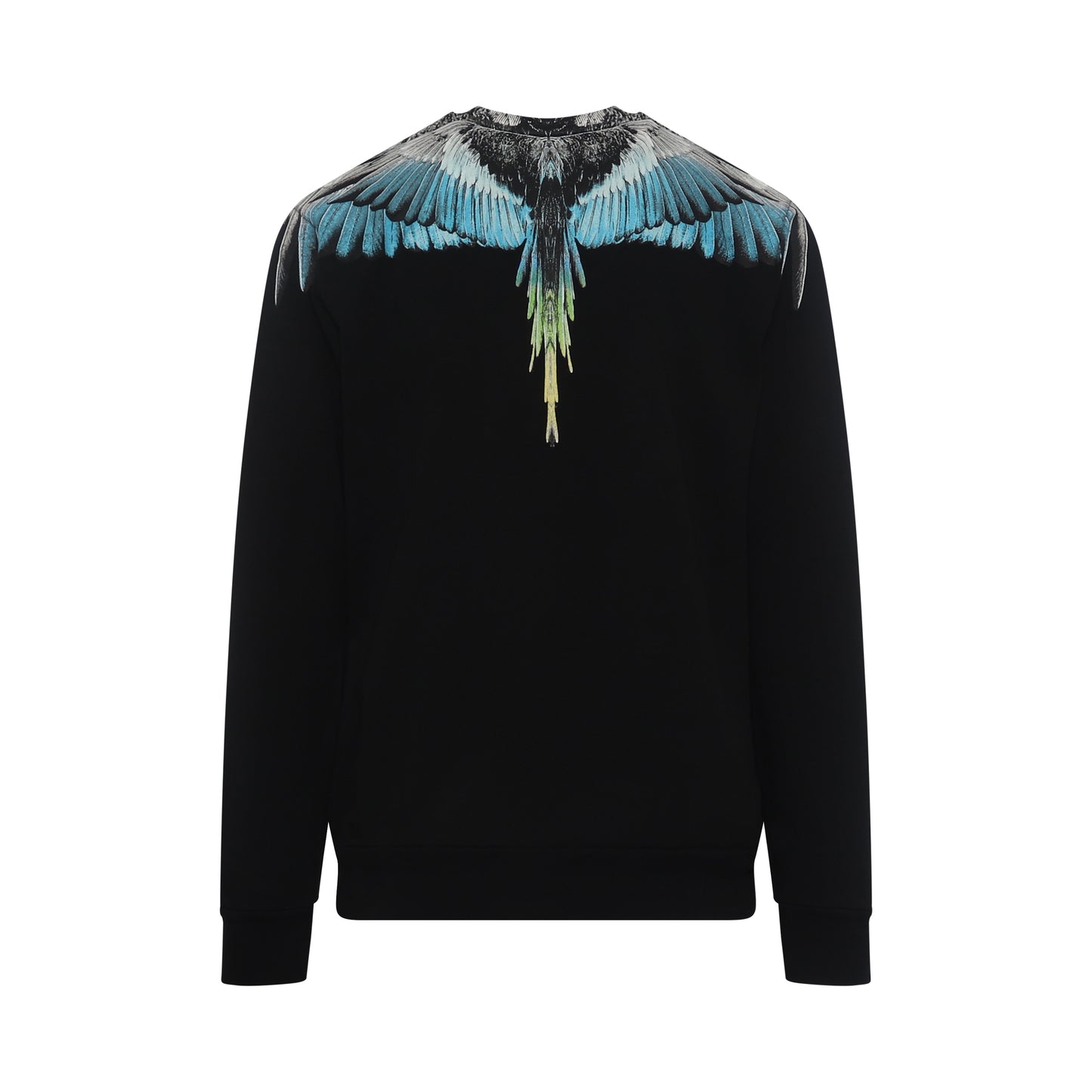 Classic Wings Print Sweatshirt in Black/Blue