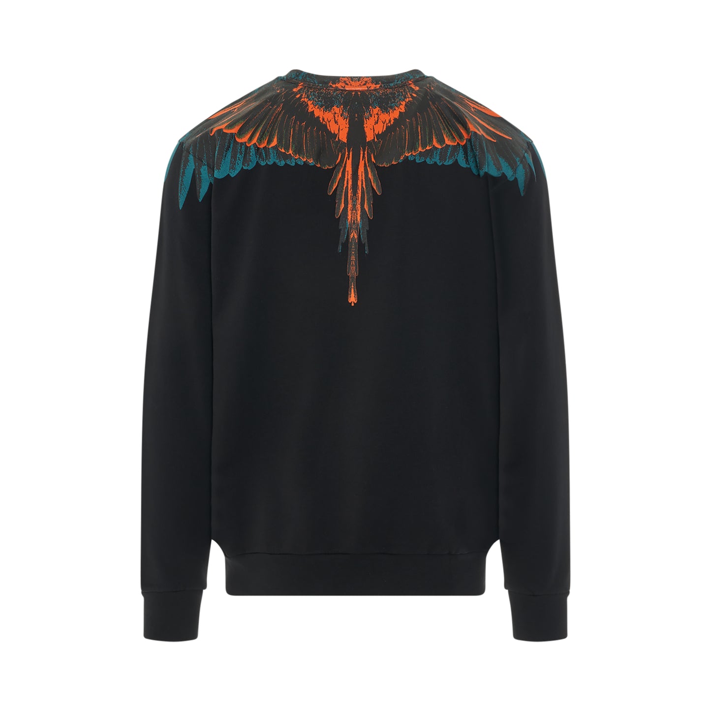 Icon Wings Regular Crewneck in Black/Orange