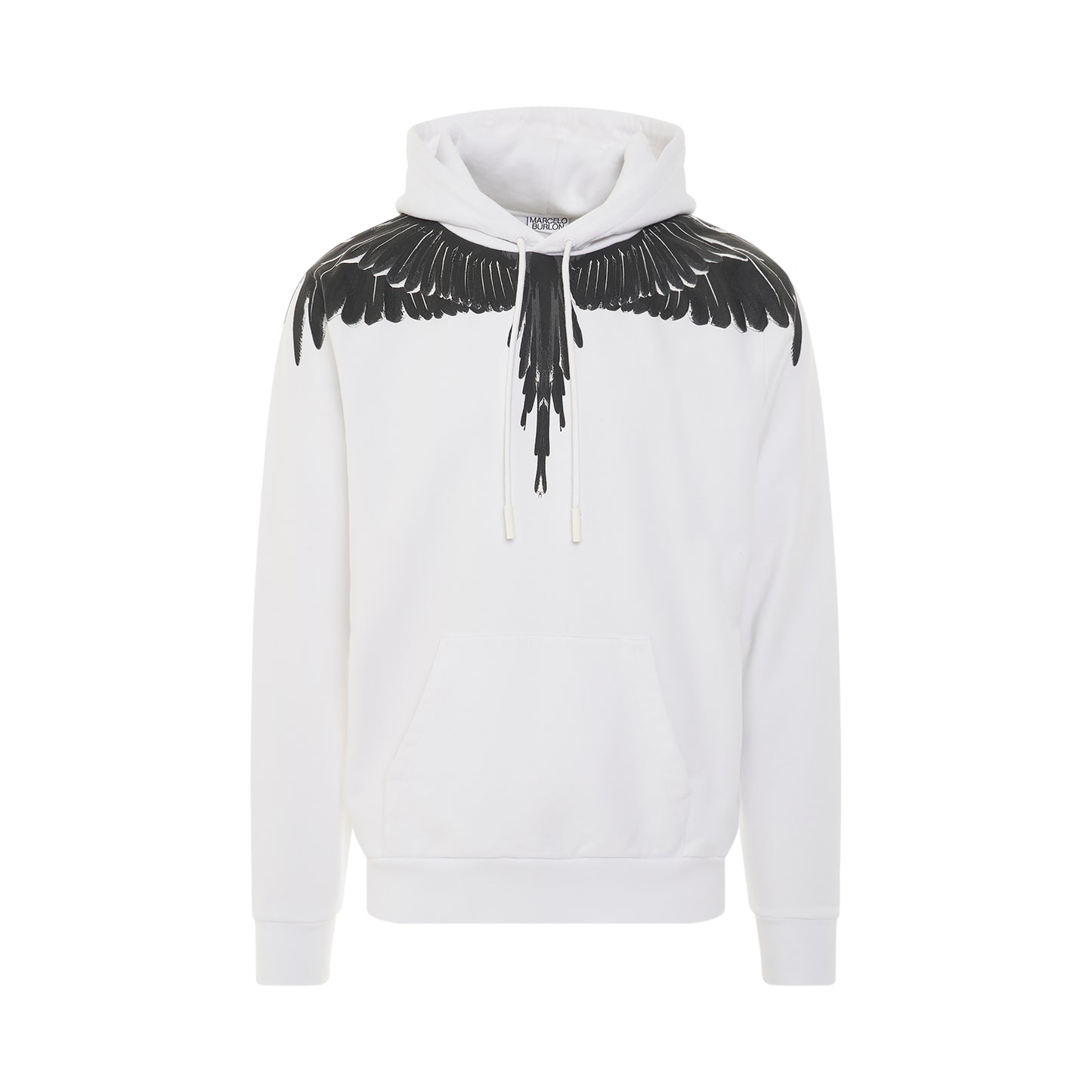 Icon Wings Regular Hoodie in White/Black