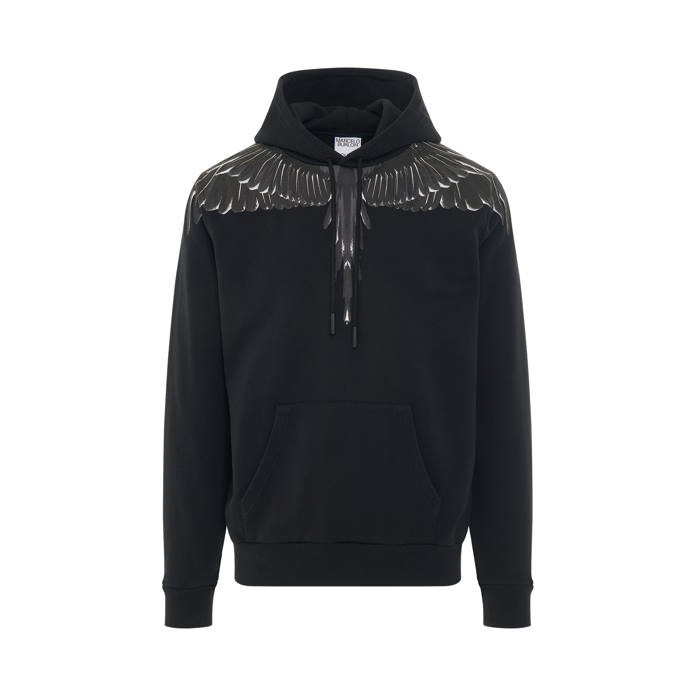 Icon Wings Regular Hoodie in Black