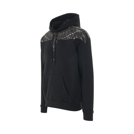 Icon Wings Regular Hoodie in Black