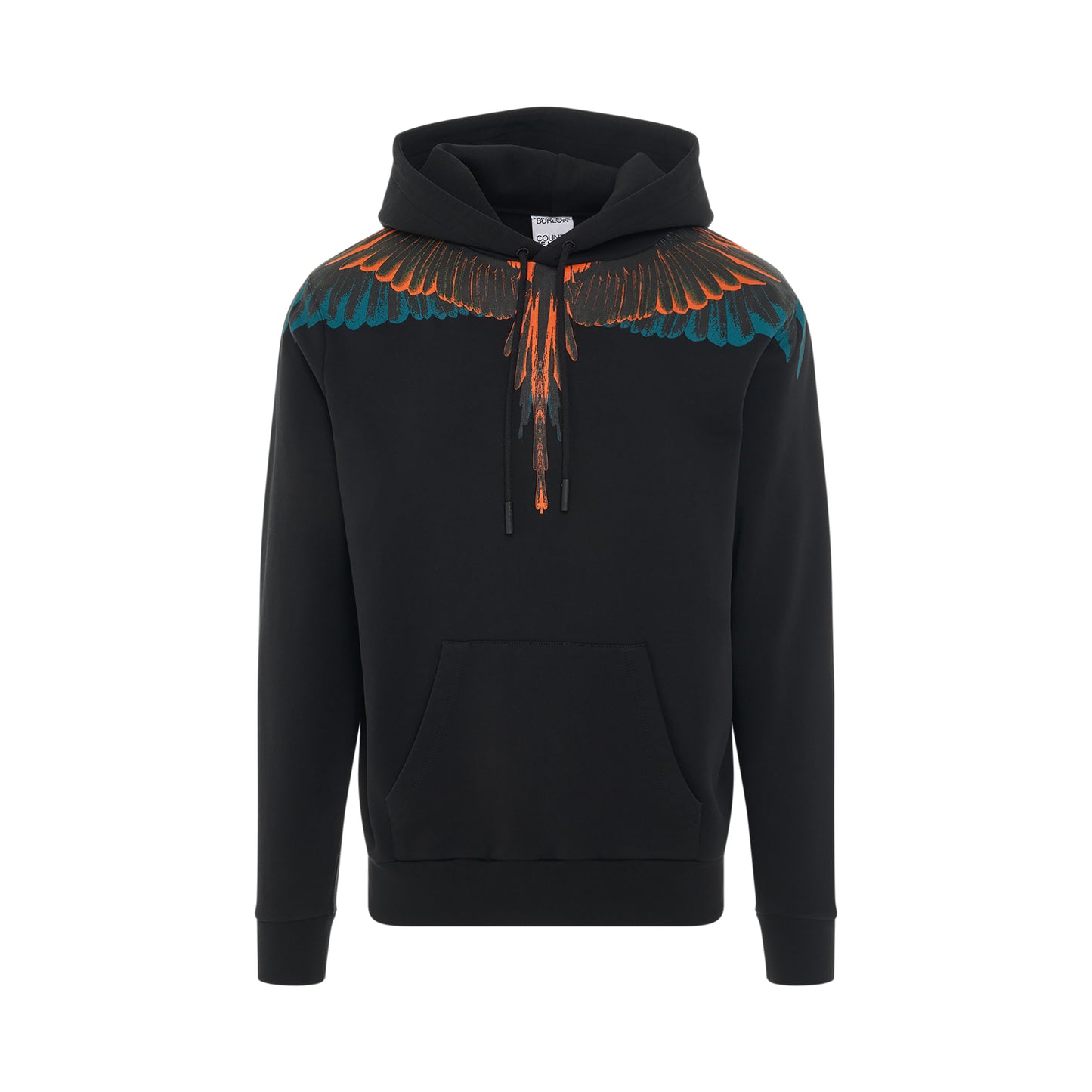 Icon Wings Regular Hoodie in Black/Orange