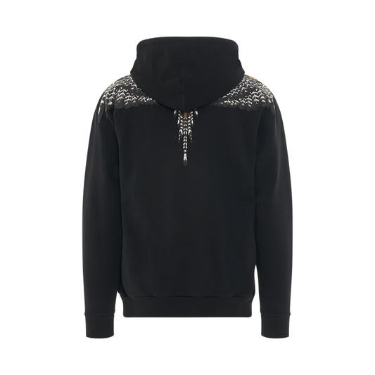 Grizzly Wings Regular Hoodie in Black