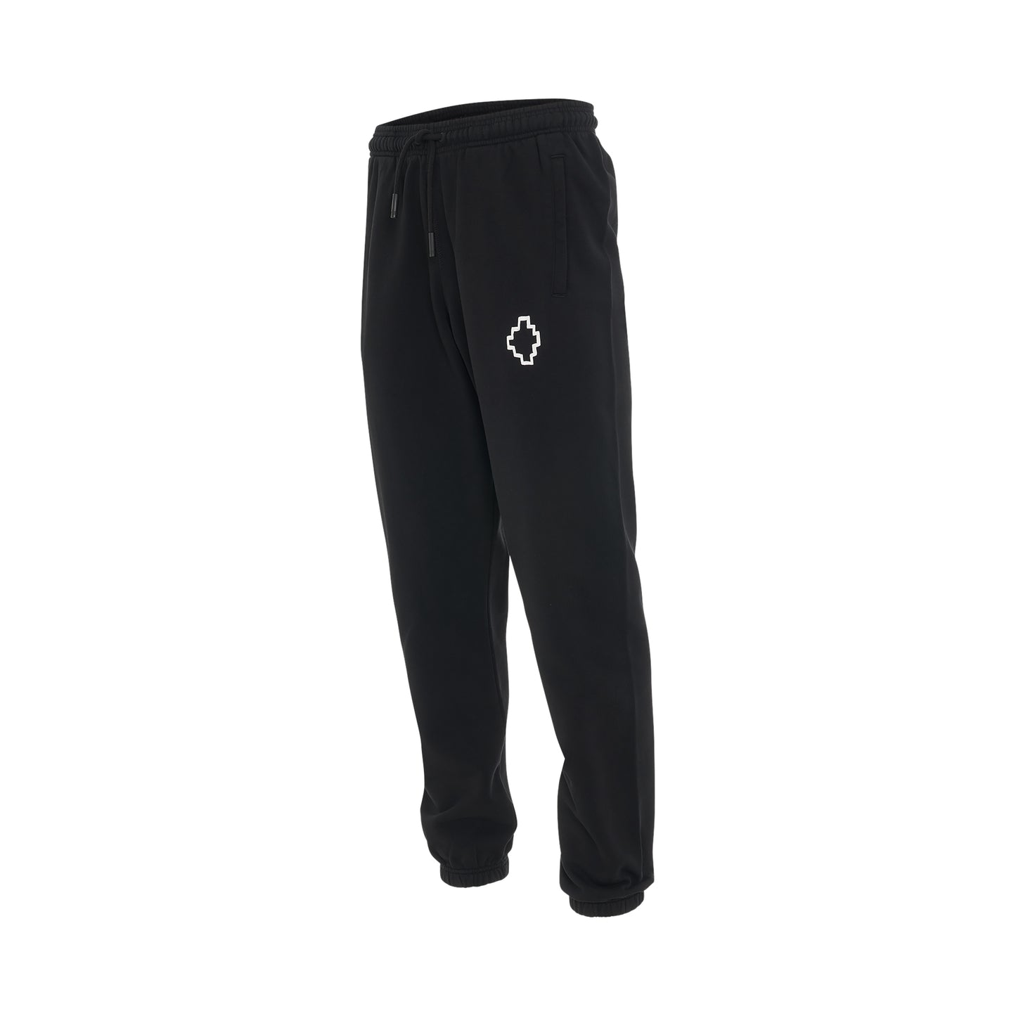 Tempera Cross Relax Sweatpants in Black/White