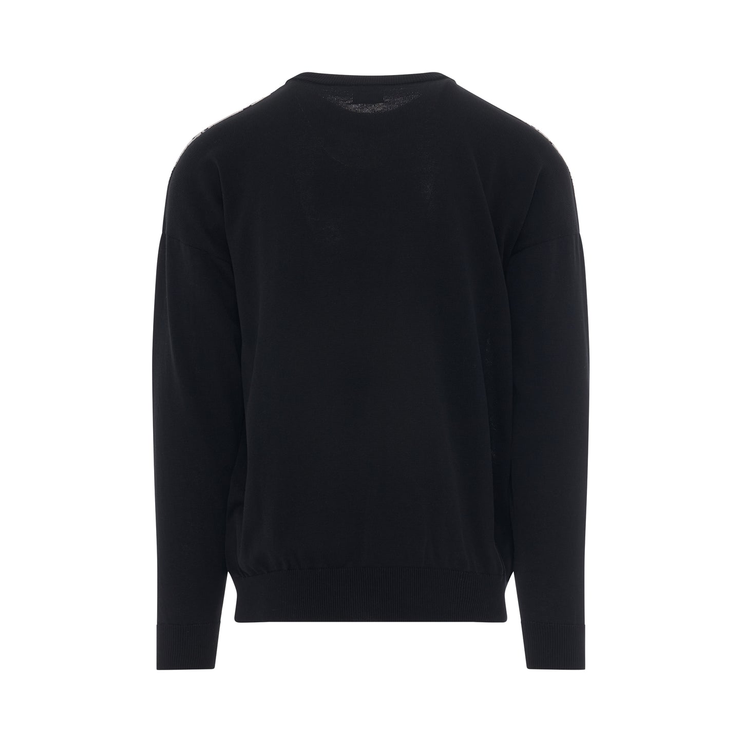 Icon Wings Knit Crewneck in Black
