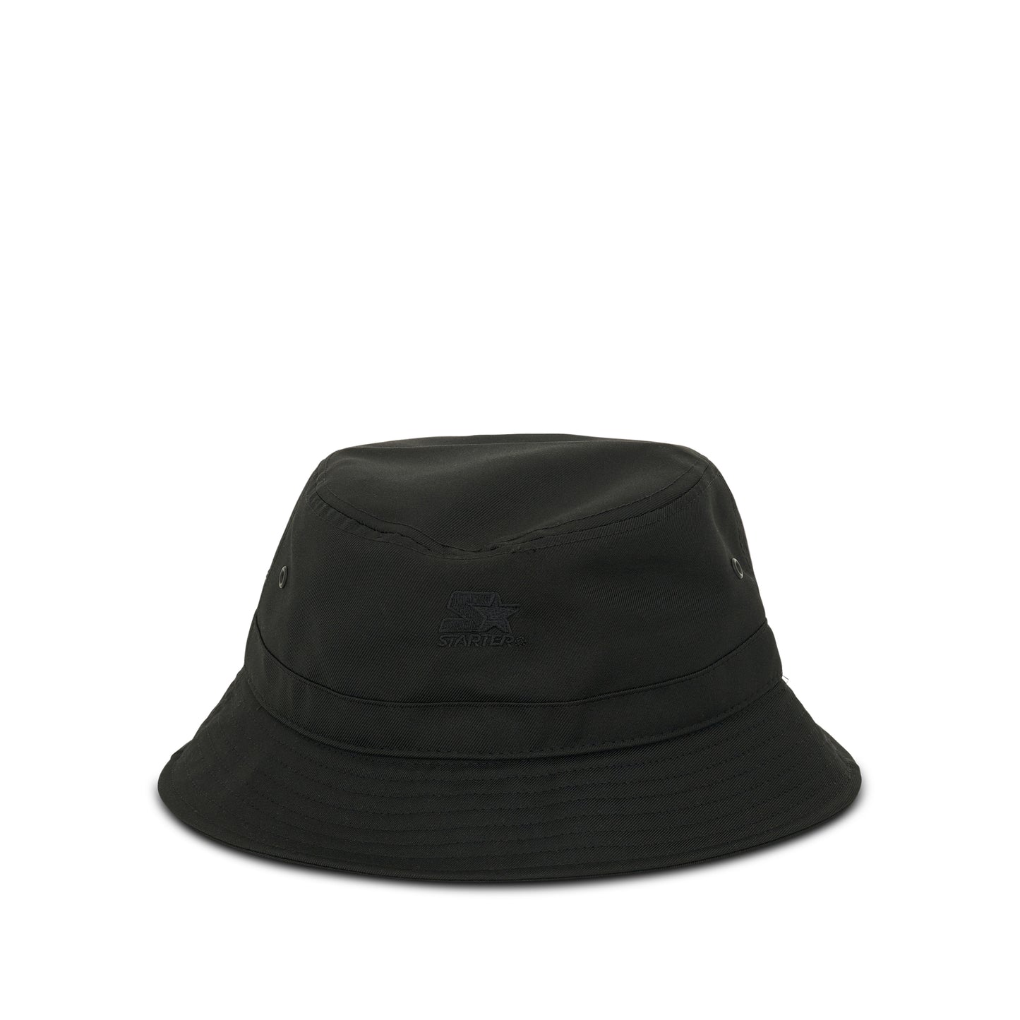Colourful Cross Bucket Hat in Black