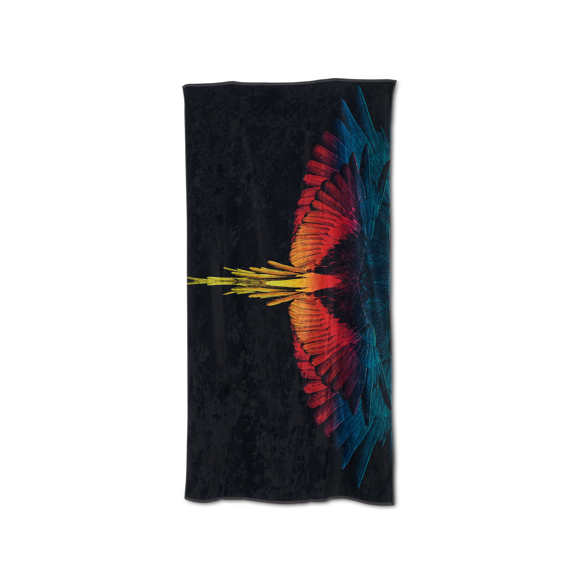 Icon Wings Beach Towel in Black/Red