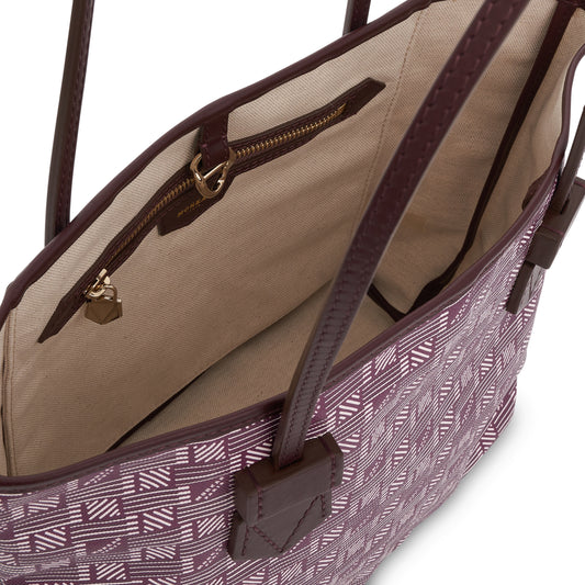 Saint Tropez Tote PM in Burgundy