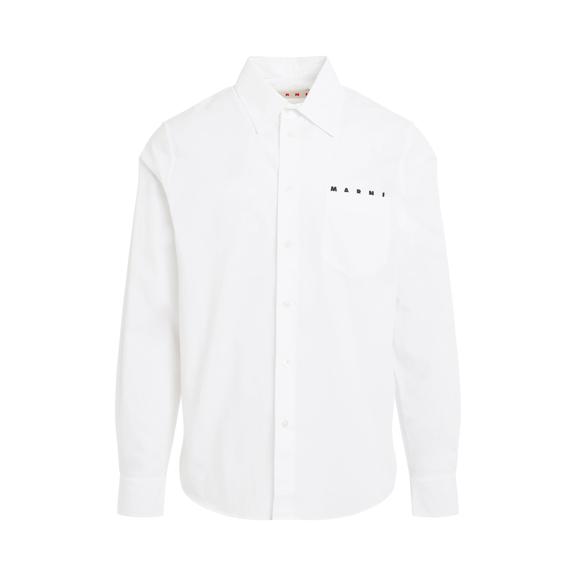 Long Sleeve Regular Fit Shirt in Lily White