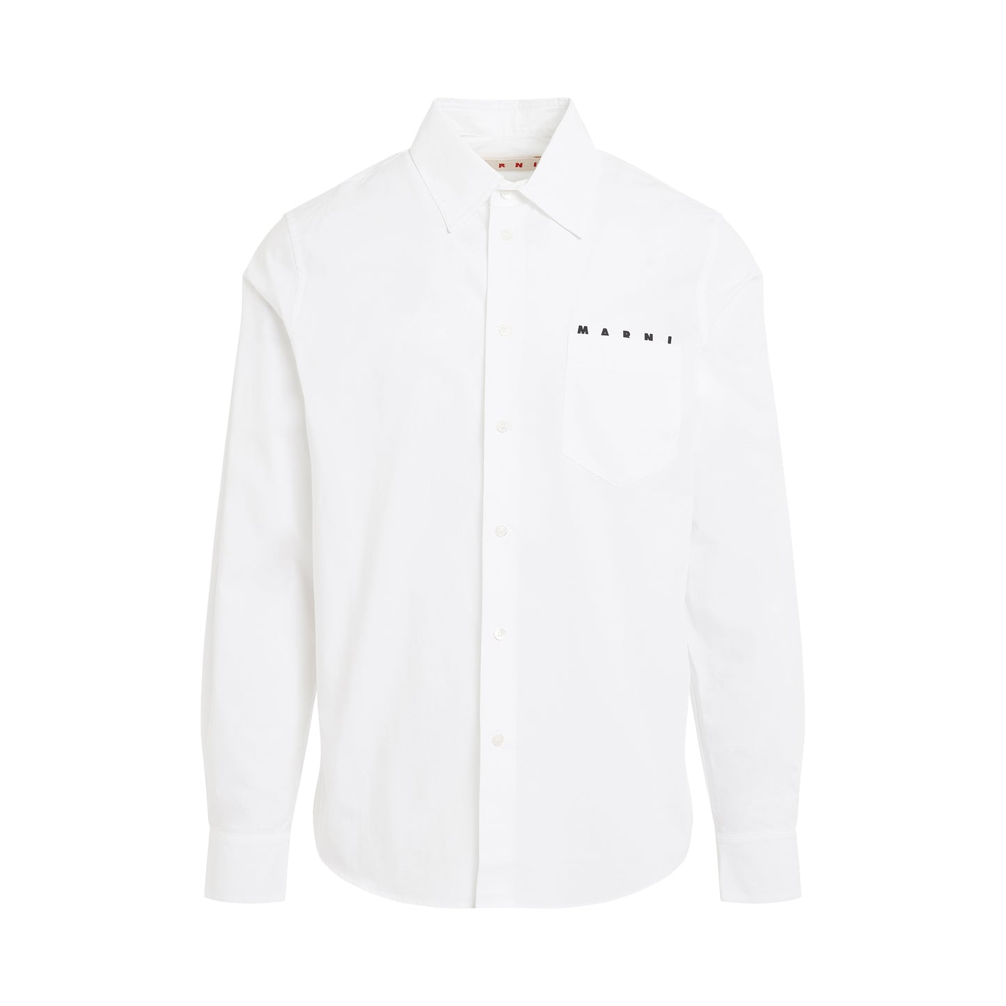 Long Sleeve Regular Fit Shirt in Lily White