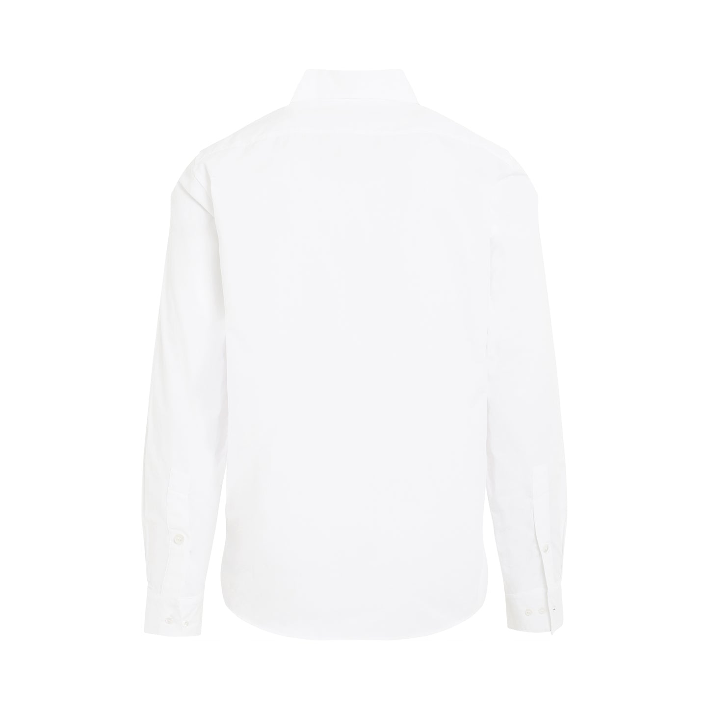 Long Sleeve Regular Fit Shirt in Lily White