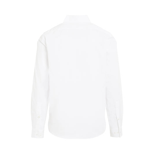 Long Sleeve Regular Fit Shirt in Lily White