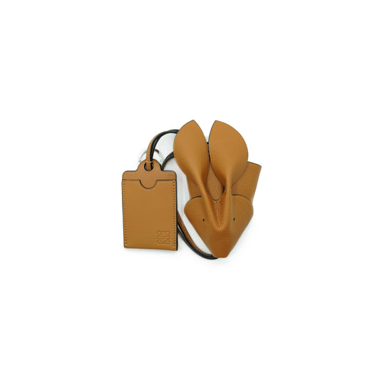 Bunny Key Card Holder in Light Caramel