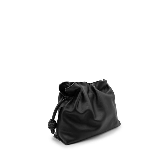 Flamenco Clutch in Nappa Calfskin in Black