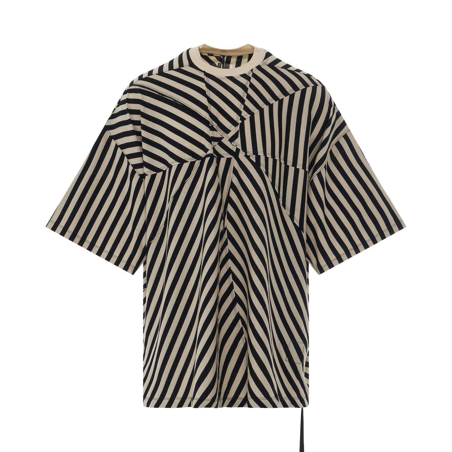 DRKSHDW Tommy Oversize T-Shirt in Black/Oyster