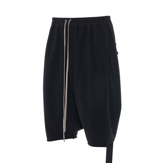 DRKSHDW Knit Drawstring Pods Shorts in Black