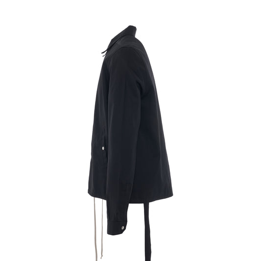 DRKSHDW Cotton Twill Snapfront Jacket in Black